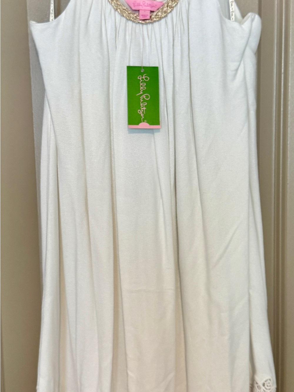 Lilly Pulitzer Resort White Sienna Dress with Sea Life Embroidery